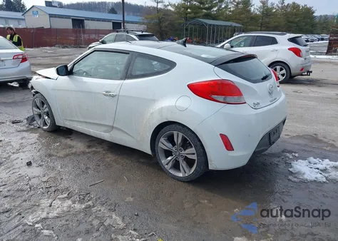 2012 Hyundai Veloster Base W/Gray from USA, damaged, VIN KMHTC6AD8CU057628